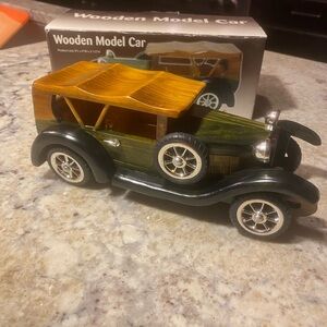 Vintage Wooden Car